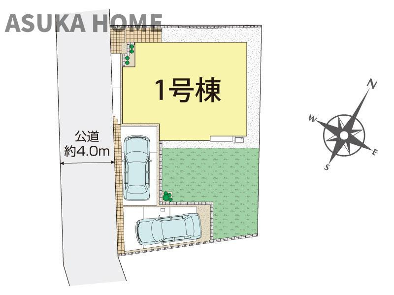 旭区東希望が丘の区画図