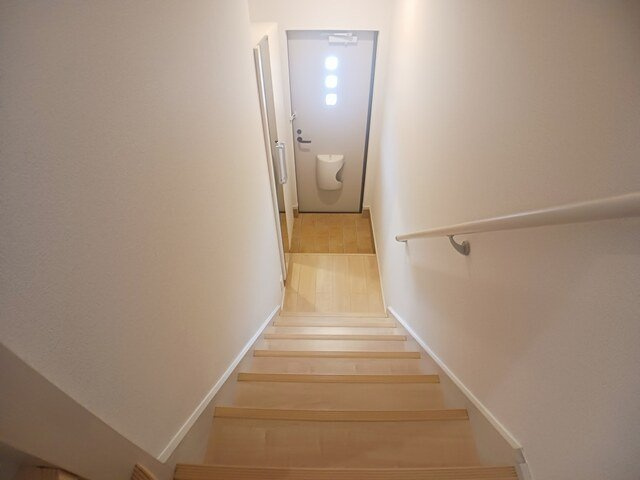 プロムナード上上津役Ｂの玄関