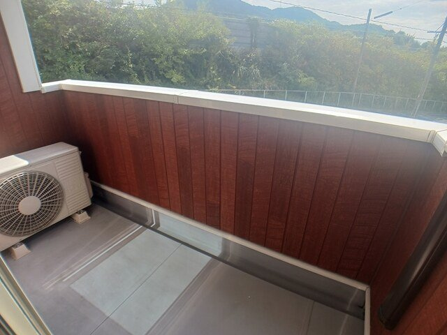 プロムナード上上津役Ｂのバルコニー