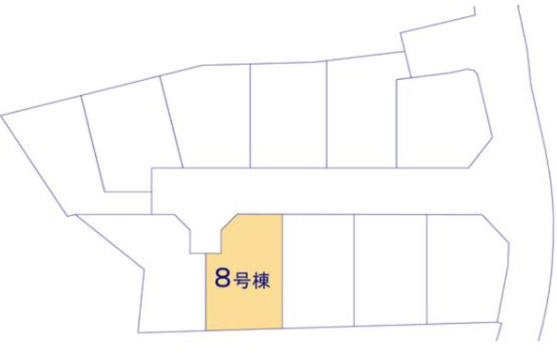 LG八重瀬町具志頭〈8号棟〉の区画図
