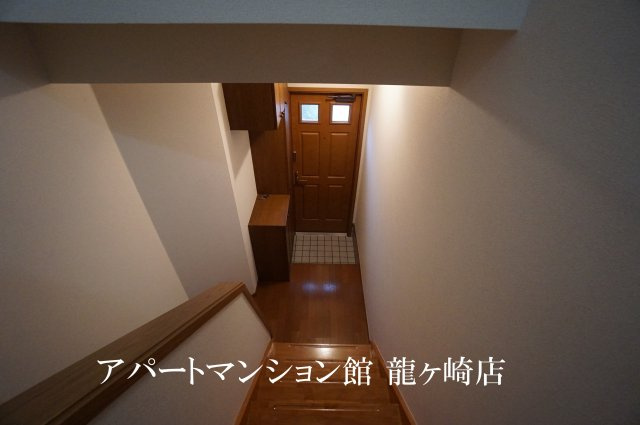 ベルデュール白羽Cの玄関