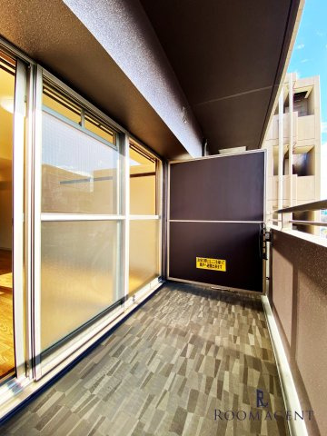 セントピア岡安のバルコニー