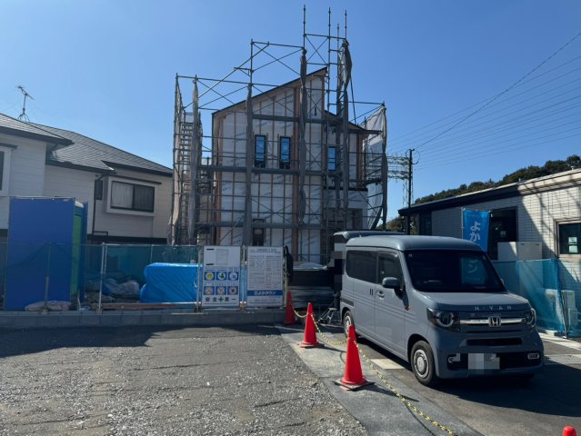 Adoble+アドブル＋小倉南区葛原東2丁目2期　【小倉南区　新築戸建て】の外観|現地撮影　2025,11,11　Adoble+アドブル＋小倉南区葛原東2丁目2期　【小倉南区　新築戸建て】