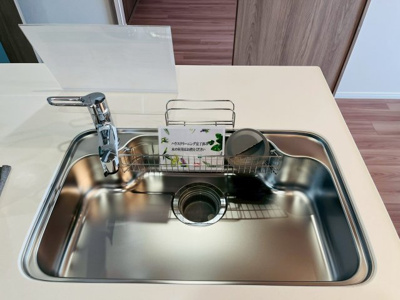 【キッチン】 | メガロコープ関目 | 広々使いやすいキッチンシンク。