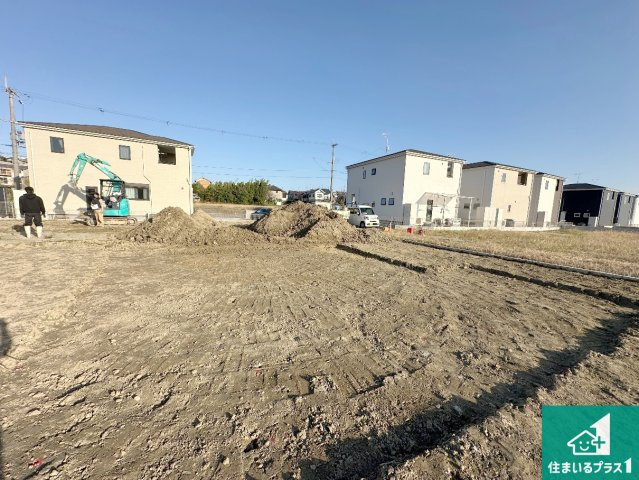 生駒郡斑鳩町龍田　第3期　新築一戸建ての外観|周辺は落ち着いた街並みの住宅地！子育てがしやすい住環境です！まだ未完成ですが、現地でしかわからない事もございます。是非一度ご覧ください。