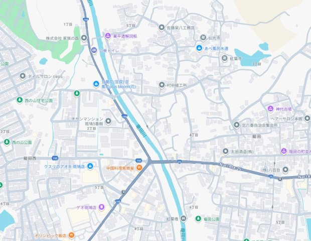 生駒郡斑鳩町龍田　第3期　新築一戸建ての地図