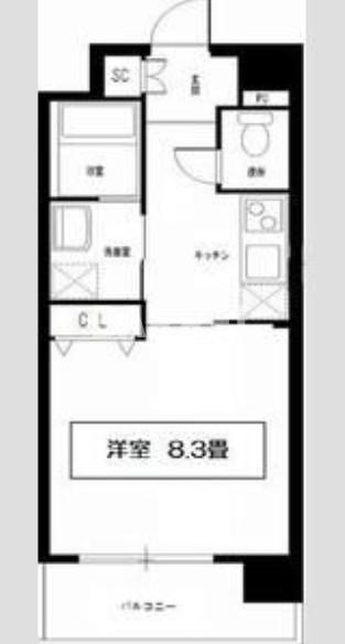 エルベコート豊中服部の間取り