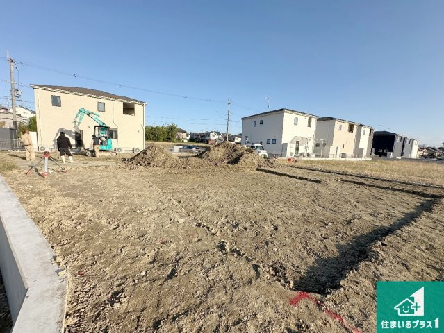 生駒郡斑鳩町龍田　第3期　新築一戸建ての外観|周辺は落ち着いた街並みの住宅地！子育てがしやすい住環境です！まだ未完成ですが、現地でしかわからない事もございます。是非一度ご覧ください。
