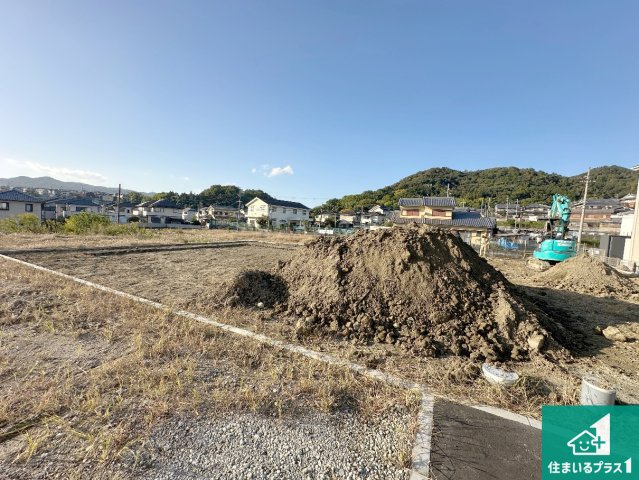 生駒郡斑鳩町龍田　第3期　新築一戸建ての外観|周辺は落ち着いた街並みの住宅地！子育てがしやすい住環境です！まだ未完成ですが、現地でしかわからない事もございます。是非一度ご覧ください。
