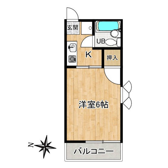 【間取り】 | クレールハサマ | 間取りです