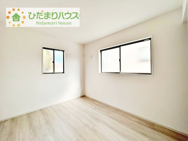 【洋室】 | 常総市豊岡町3期　新築戸建　1号棟 | 白を基調とした開放感あふれるルームデザイン(^^)/