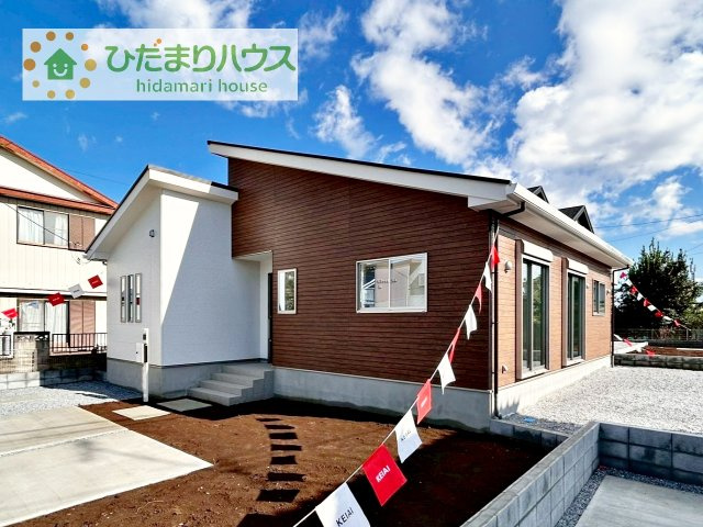 【外観】 | 常総市豊岡町3期　新築戸建　1号棟 | スタイリッシュな外観です(^^)/