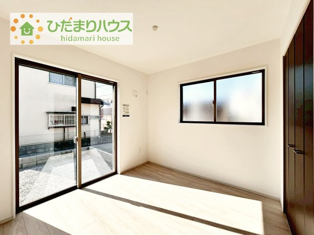 【洋室】 | 常総市豊岡町3期　新築戸建　1号棟 | 机にベットを置けば子供部屋の完成です！