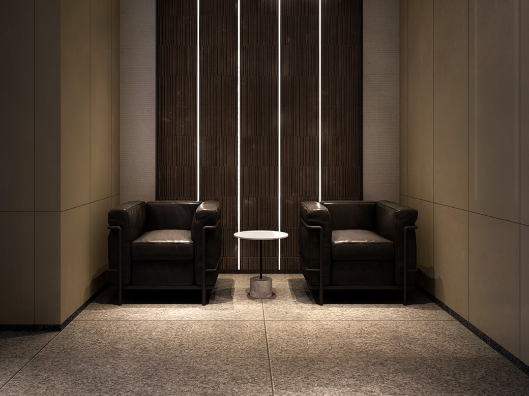 ブランズ大手町のロビー