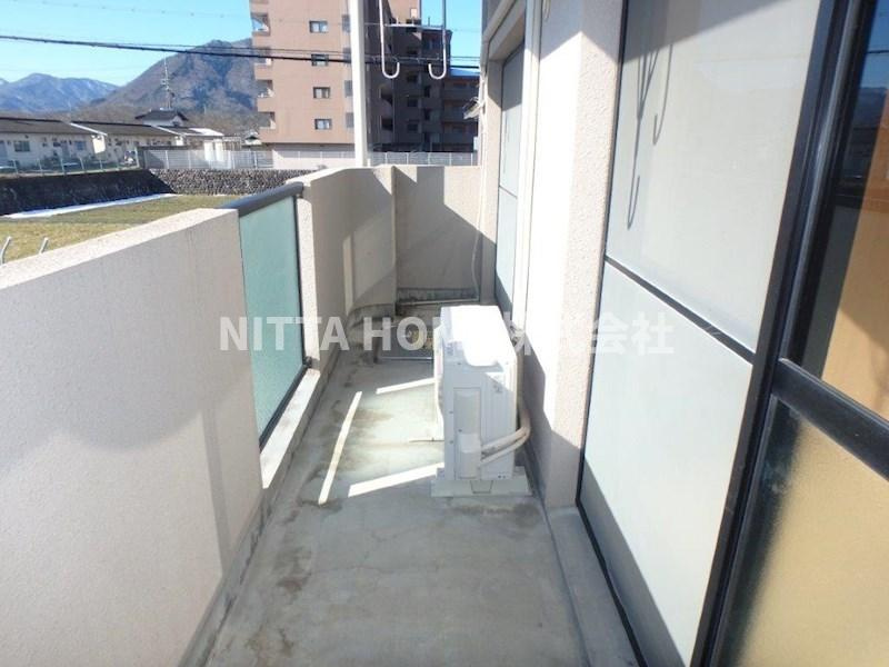 ユーミー和田山のバルコニー|南向きの広々バルコニー(^^)/