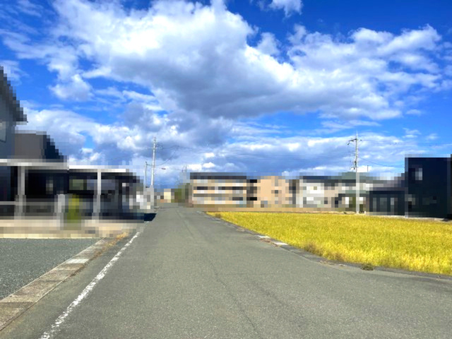 SUNタウン北畑Ⅰ-4（東-北）の前面道路含む現地写真