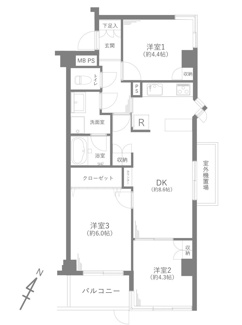 【間取り】 | パーク・ノヴァ池袋・要町