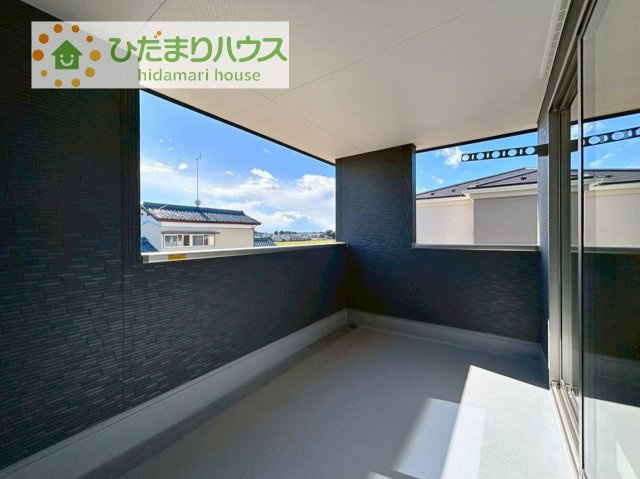 【バルコニー】 | 第1常総市向石下　新築戸建　4号棟 | 人気が高いインナーバルコニーを採用♪天候を気にせず洗濯物を干せ、紫外線も気にせずに済みます(*^^)v