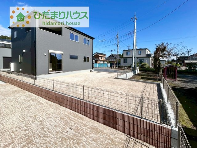 【庭】 | 第1常総市向石下　新築戸建　4号棟 | お子様の元気なお外遊びも、自宅のお庭なら安心ですね(^^♪