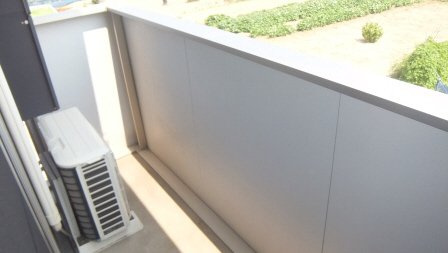 ベルデュールのバルコニー|南東向きのバルコニーです