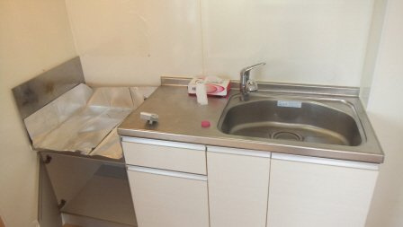 ベルデュールのキッチン|2口ガスコンロ設置可