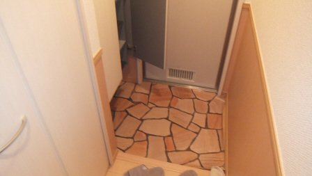 ベルデュールの玄関|下駄箱付きです