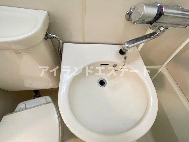 マンションメナハウス　駅近　高層階　家具家電付きの洗面所