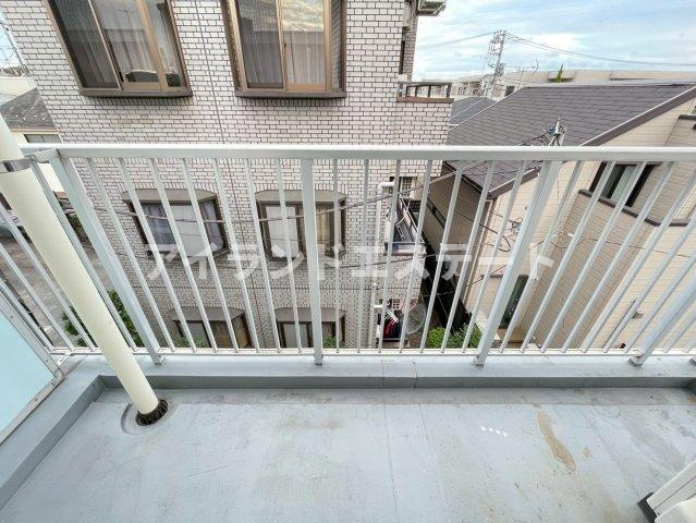 サンハニー駒沢　最上階　角部屋　陽当たり良好のバルコニー