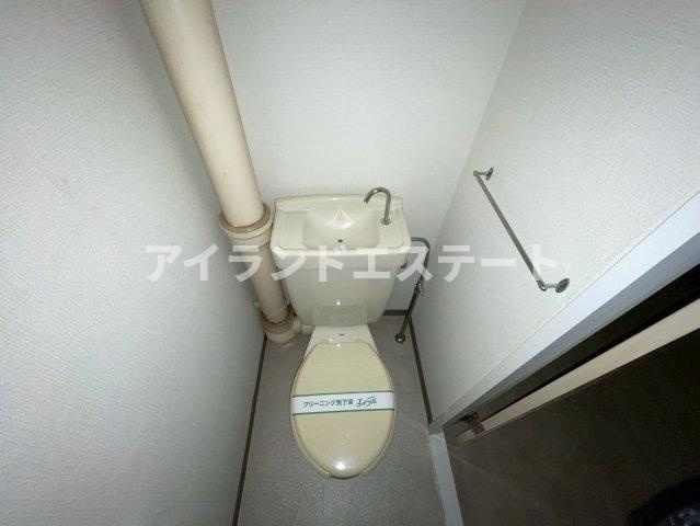 サンハニー駒沢　最上階　角部屋　陽当たり良好のトイレ