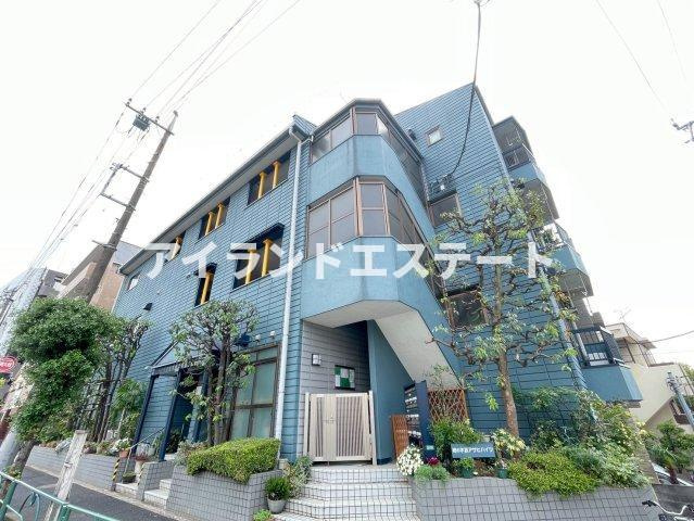 柿の木坂アサヒハイツ　ペット飼育相談可　バイク置場有　2階以上　角部屋