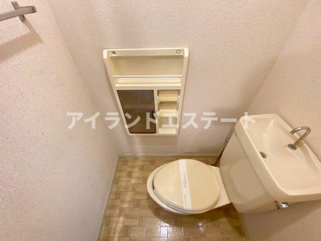 パークサイド駒沢B棟　最上階　南東角部屋　バストイレ別のトイレ