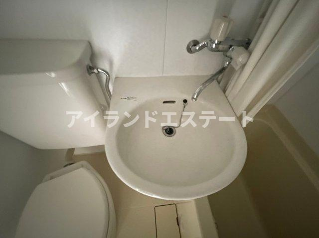 小畑ビル　室内洗濯機置場　角部屋　最上階の洗面所