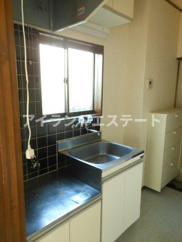 ベルハイム　駅近　ロフト　室内洗濯機置場　バストイレ別のキッチン