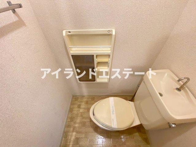 パークサイド駒沢B棟　最上階　陽当たり良好　バストイレ別のトイレ