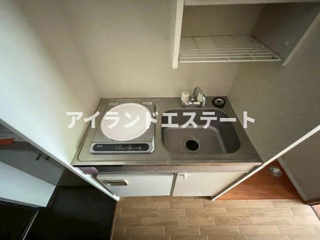 こまばディモーレ　駅近　ネット無料　のキッチン