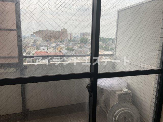 ヨネビル246　礼金0　角部屋　最上階のバルコニー