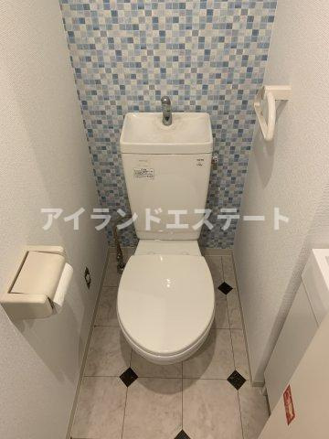 ヨネビル246　礼金0　角部屋　最上階のトイレ