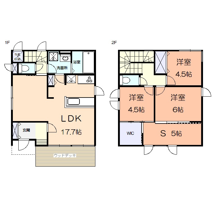 フォンテーヌA棟の間取り