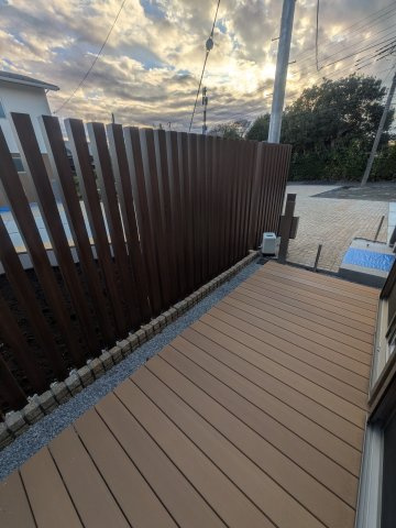 フォンテーヌA棟のバルコニー