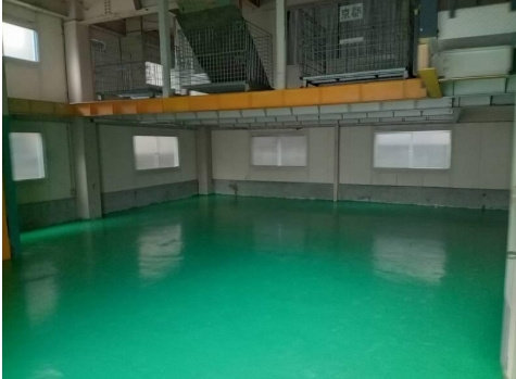 生野区田島貸工場の内装