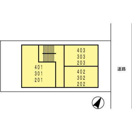 フジミハイツの区画図
