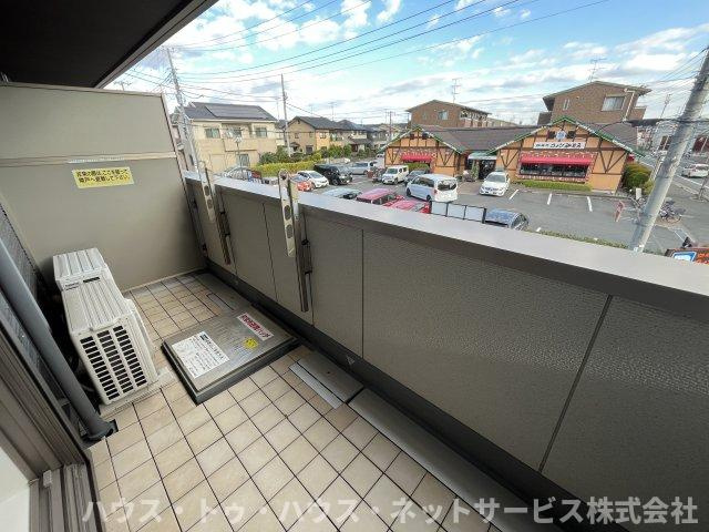 フォレットおおたかの森のバルコニー