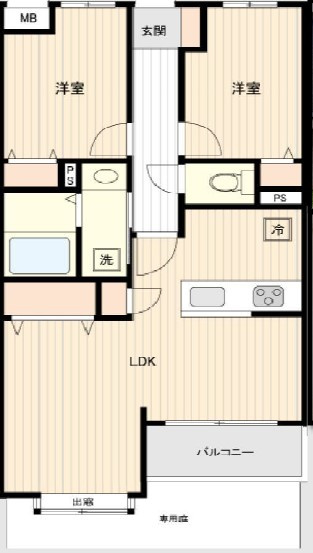 【間取り】 | グレイス武蔵中原Ⅱ