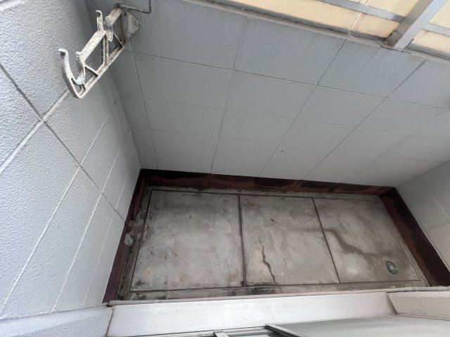 福田ハウスのバルコニー