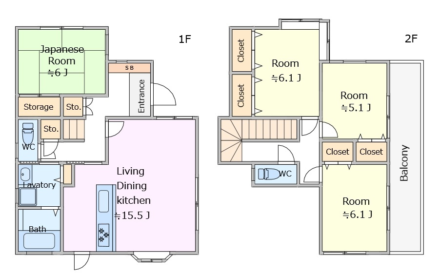 中古　千葉市稲毛区稲毛町の間取り|＊当日ご案内可＊ご希望の物件まとめてご案内！弊社が掲載していない物件でもOK♪お気軽にご相談ください ♪お電話でのお問合わせがスムーズ♪