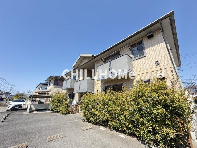 高崎市矢中町のアパートの外観|当社、チルホームのHPもご覧ください(^^)/物件情報多数♪