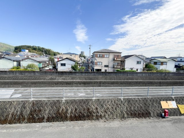 高知市三園町のテラスの展望
