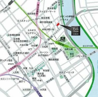 【地図】 | パークアクシス日本橋浜町