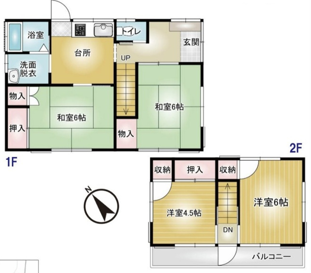 【間取り】 | 前橋市青柳町　中古住宅