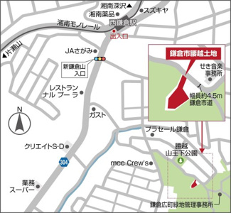【地図】 | 鎌倉市腰越　売地
